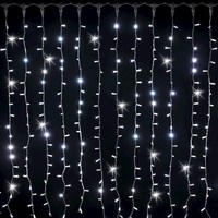 Guirlande de Noël LED Fée Rideau Glaçon Guirlande Lumineuse AC 220V Rue Extérieure Décorative Vacances Lumière