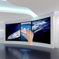 NVVDOOO Showroom : Écrans interactifs à rail coulissant, contrôle intelligent, points de fixation personnalisables, mur d'historique, tout-en-un