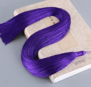 50cm uzun Polyester püskül antik stil zanaat püskül giyim sahne dekorasyon asılı püskül çin tarzı festivali kolye - Product Image 3