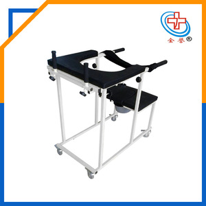 Standing Rehabilitation Aid Folding Hand <b>Push</b> Lightweight <b>Walker</b> For Elderly With Small Wheels One Size High Carbon Steel - Product Image 4