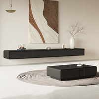 Offre spéciale, vente en gros en usine, meuble TV moderne en bois massif et table basse pour salon, meuble multimédia, meuble TV, support