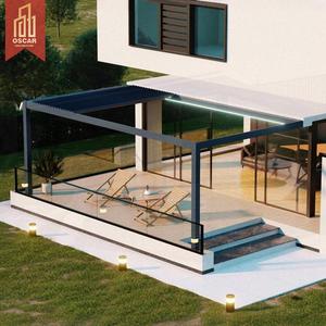 Pergola en aluminium à lames orientables, imperméable, élégante et confortable pour patio extérieur, jardin, gazebo, pergola rétractable - Product Image 1