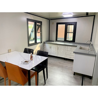Maison préfabriquée modulaire mobile de 20 pieds, extensible, avec panneaux sandwich en acier, design moderne et écologique