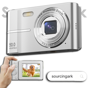 ค้นหา Sourcingark กล้องดิจิตอล 16XZOOM ออโต้โฟกัส 50MP สำหรับนักเรียน เด็ก บันทึกวีดีโอ 1080P HD สำหรับการถ่ายภาพ กล้องรุ่น 2000s M03 - Product Image 1