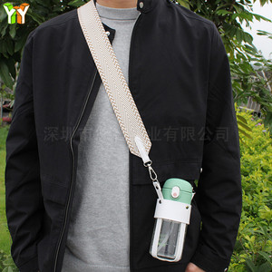 กระเป๋าใส่แก้วน้ำแบบสะพายข้างสไตล์คนดัง พร้อมสายรัดแบบเว็บบิ้ง สำหรับพกพาและเก็บอุณหภูมิ เหมาะสำหรับหญิงตั้งครรภ์และเด็ก - Product Image 1