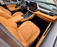 Maßgefertigter Wasserdichter Luxus-Ledersitzbezug Passend für Toyota Highlander Asian Dragon Dominator Senavisa