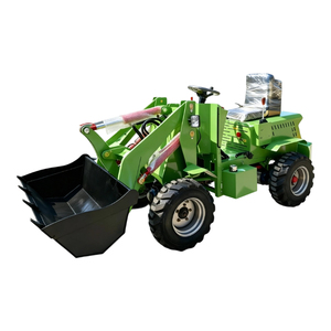 散装砂砾铲装机 小型轮式土方工程机械 电动小型叉车 - Product Image 4