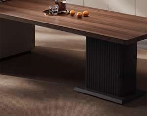 <span class=keywords><strong>Table</strong></span> de salle à manger italienne minimaliste haut de gamme, <span class=keywords><strong>table</strong></span> à manger rétractable intégrée, armoire latérale pour îlot de cuisine à la maison - Product Image 6