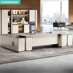 明夢現代オフィス家具高級その他オフィス家具CEOデスク社長L字型エグゼクティブオフィスデスク - Product Image 1