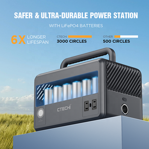 แบตเตอรี่ LiFePo4 ขนาดเล็ก 600W น้ำหนักเบา พร้อมระบบจัดการแบตเตอรี่ (BMS) สำหรับเก็บพลังงาน  เครื่องกำเนิดไฟฟ้าพลังงานแสงอาทิตย์แบบพกพา - Product Image 6