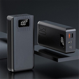 แอนดอล พาวเวอร์แบงค์ 40000mAh 5in1 USB MicroUSB Type C Dual Port จอแสดงผลดิจิตอลสีแดงสีดำ - Product Image 4