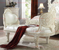 Ensembles de chambre à coucher classiques de luxe en bois massif, mobilier royal, ensemble de chambre à coucher en bois blanc, design sculpté en bois de bouleau