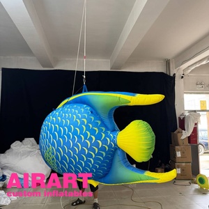 <span class=keywords><strong>Peces</strong></span> tropicales inflables, Animales Marinos mascota de <span class=keywords><strong>peces</strong></span> colgantes inflables para decoración de <span class=keywords><strong>fondo</strong></span> de escenario - Product Image 2