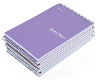 Cahier de papeterie scolaire imprimé personnalisé avec séparateurs pour étudiant