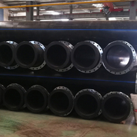 Tuyaux PE de grande taille DN560 DN630 DN710 DN800 DN1000 1200mm en PEHD pour l'alimentation en eau et le dragage, prix usine
