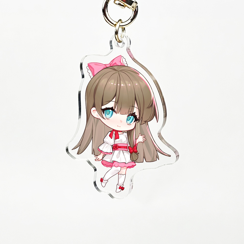 Diy Different Sizes Plastic Acrylic Keychain