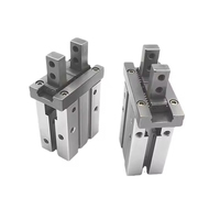 Mini MHZ2 Pneumatic Robot Gripper Finger Cylinder Baru 6D 10D 16D 20D 25D 32D 40-S Air Claw Bahan Baja Komponen Bantalan Inti