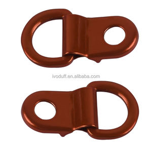 ตะขอเกี่ยวเชือกรองเท้าแบบใหม่ของ Ivoduff สำหรับรองเท้าบูทแฟชั่น  ตะขอโลหะรูตาไก่  ห่วงโลหะรูปตัว <span class=keywords><strong>D</strong></span> สำหรับเชือกรองเท้าเดินป่า - Product Image 5