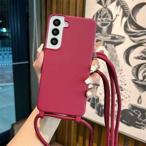 TPU Collier Lanière Téléphone étui pour samsung Galaxy S25 Bord S24 S23 <span class=keywords><strong>S22</strong></span> Ultra A16 A26 A36 A56 A55 A13 A71 Sangle <span class=keywords><strong>Cordon</strong></span> Chaîne Couverture - Product Image 4