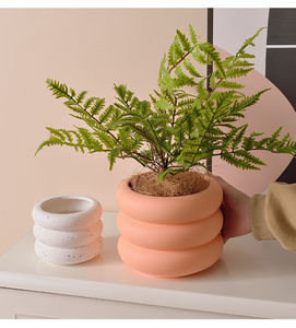 Macetas de cerámica decorativas para el hogar, adornos creativos de Color caramelo, macetas de flores, <span class=keywords><strong>maceta</strong></span> suculenta de cerámica - Product Image 6