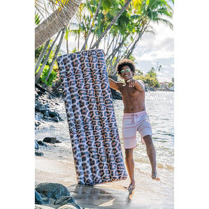 Colchoneta Inflable de PVC con Estampado de Leopardo para Piscina, 74"Lx30", Tumbona Extra Larga para Adultos - Product Image 5