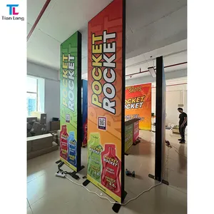 Portable Stall Outdoor Vendor Trade Show Product Display Booth Aluminum Exhibition Booths Light Box