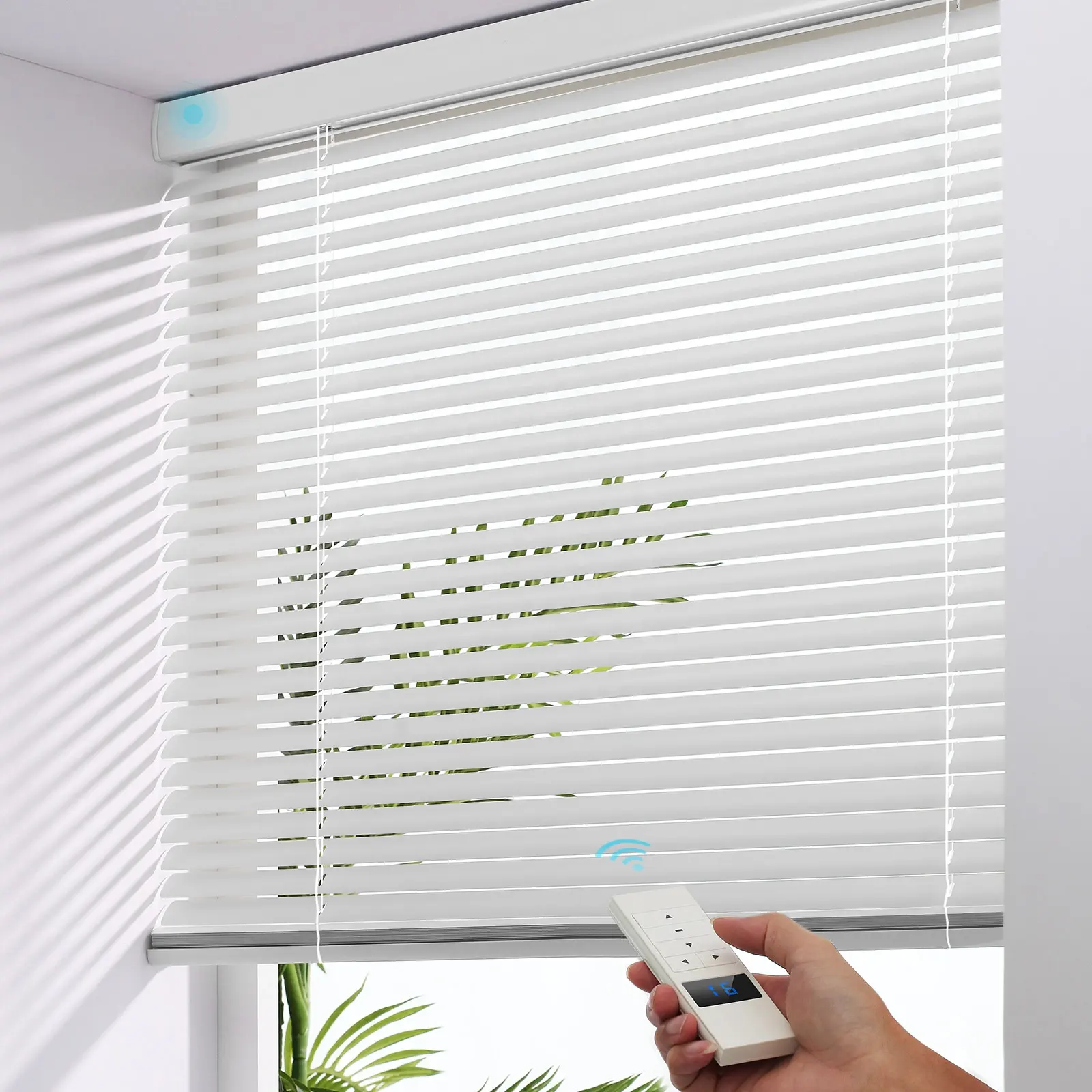 Aluminum Smart Blinds automatic venetian window blinds for window motorized electronic Venetian blind