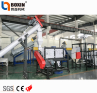Bouteille PET en Polyester fibres de base niveau bouteilles en plastique PET écrasement lavage séchage recyclage ligne de Machine