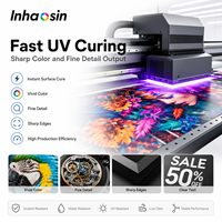 UV untuk Kaca, Logam, PVC, Keramik, Pencetakan Digital Fleksibel & Kaku dengan Saturasi Warna yang Kaya dan Efek Pernis Timbul