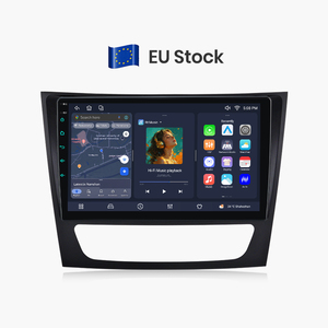 Autoradio Android Junsun 9'' avec écran tactile et Carplay pour Mercedes Benz Classe E W211 E300 2002-2010 - Product Image 1