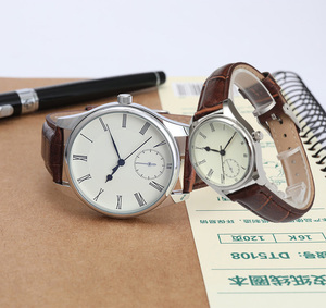 Coppia classico orologio cronografo di lusso per amanti uomini e donne guardano al quarzo - Product Image 6