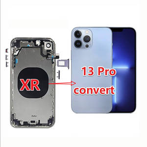 Carcasa de Conversión para Celular <span class=keywords><strong>iPhone</strong></span> XR a <span class=keywords><strong>13</strong></span> <span class=keywords><strong>Pro</strong></span> y <span class=keywords><strong>iPhone</strong></span> X/X <span class=keywords><strong>Max</strong></span> a <span class=keywords><strong>13</strong></span> <span class=keywords><strong>Pro</strong></span> <span class=keywords><strong>Max</strong></span>, Cubierta Trasera - Product Image 1