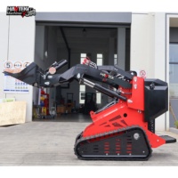 Spedizione gratuita Mini Skid Steer Loader Forest Mulcher HAVTEK Mini Cargo Skid Steer attacco caricatore Mini Skid Steer Loader
