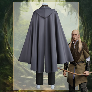Disfraz de Legolas, conjunto completo, capa verde y marrón, chaleco, pantalones, disfraz de Halloween para hombre y adulto, película El Señor de los Anillos - Product Image 3