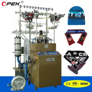 High speed jacquard hat weaving machine