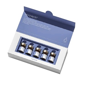 Custom <b>White</b> Cardboard Cosmetics <b>Box</b> for Freeze-Dried Serum with Lid, Luxury Hyaluronic Acid Gift Packaging - Product Image 2