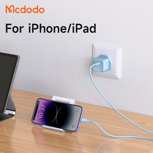Cargador Rápido PD Mcdodo 376 al por Mayor en el Reino Unido, 20 W, Negro, Azul, Morado, para <span class=keywords><strong>iPhone</strong></span>, GaN, 20 W, Tipo C, Cables PD, Adaptador de Corriente - Product Image 6