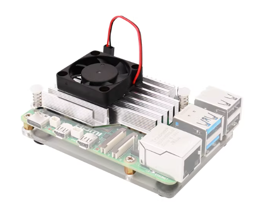 Raspberry Pi 5 Active Cooler High Performance PWM Cooling Fan & Heatsink Kit For Pi 5