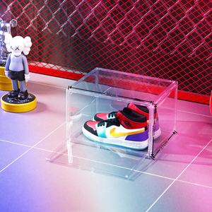 <span class=keywords><strong>Caja</strong></span> <span class=keywords><strong>de</strong></span> Almacenamiento <span class=keywords><strong>de</strong></span> Zapatos Plegable <span class=keywords><strong>de</strong></span> Acrílico Transparente Grande con Puerta Lateral Magnética y Tapa <span class=keywords><strong>de</strong></span> Plástico Inyectado para Organización <span class=keywords><strong>de</strong></span> Zapatillas - Product Image 6