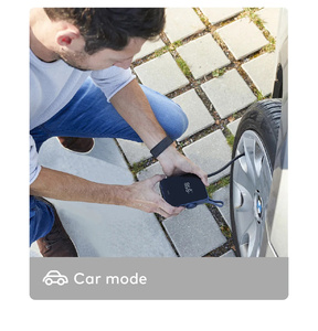 Bomba de aire eléctrica para coche <span class=keywords><strong>HOTO</strong></span>, compresor de aire para coche, Mini inteligente, Digital, portátil, inalámbrico, detección de bomba de aire para neumáticos, coche, bicicleta, motocicleta - Product Image 2