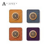 APEX Étiquette en cuir personnalisée pour hijab, abaya, mode, vêtements, foulards, chapeaux, couvre-chefs, sacs, logo décoratif