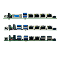 Venta Directa de Fábrica, Placa Base con Procesador Intel Core I5-6300U / I5-7200U / I5-8250U, 6 Puertos COM, 4 Puertos LAN, Múltiples Puertos de Red