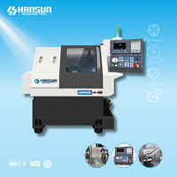 Torno de Cama Plana de Alta Precisión, Mini CNC Automático, de un Solo Husillo y 2 Ejes, con 8 Estaciones de Herramientas Horizontales
