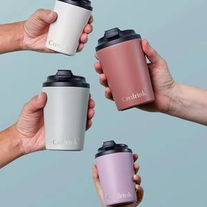 Taza de café térmica con tapa de tornillo de acero inoxidable de 350 ml disponible/taza de viaje para coche con vaso de café - Product Image 1