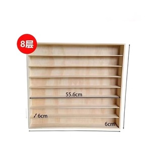Solid Wood Bead Display Rack 8 Layer 221 Color Storage <b>Organizer</b> <b>For</b> Toys And Sundries <b>Desktop</b> Figurine Car Model Sorting Rack - Product Image 4