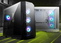 MSI MAGPANO M100R PZ NOIR & BLANC boîtier de jeu support Micro-ATX/ITX carte mère Gaming PC Case