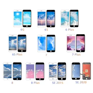 휴대 전화 LCD 깨진 화면 패널 아이폰 6 6S 플러스 사용 아이폰 수리 가게 100% 원래 LCD 패널 디스플레이 화면