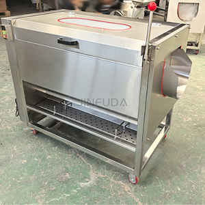 Nouvelle Arrivée <span class=keywords><strong>Machine</strong></span> Commerciale <span class=keywords><strong>à</strong></span> Haute Capacité pour le Lavage et le Décorticage des Carottes, Racines de Lotus, Ignames et <span class=keywords><strong>Châtaignes</strong></span> d'Eau avec Brosse <span class=keywords><strong>à</strong></span> Rouleaux Anti-Salissures - Product Image 6