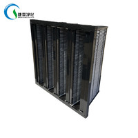 Grosir Filter karbon aktif Filter v-bank kompak Filter HEPA Hvac