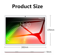 OEM 10 pouces 4g LTE double emplacement pour carte Sim MTK débloqué Quad core 16GB 32GB WIFI Android 10 tablette pc